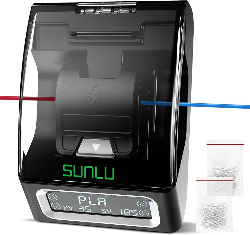Sunlu موصل خيوط رسمي، 400 قطعة غلاف PTFE موصل خيوط لطابعة 3D 1.75 مم، لحام خيوط تسخين سريع متوافق مع PLA PETG TPU ABS PA نايلون، سهل الاستخدام - Image 1